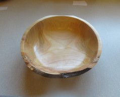 Cherry bowl won a commended certificate for Nick Adamek